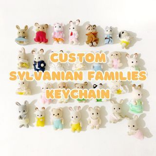 SWIPE FOR MORE INFO Custom Sylvanian Families keychain
