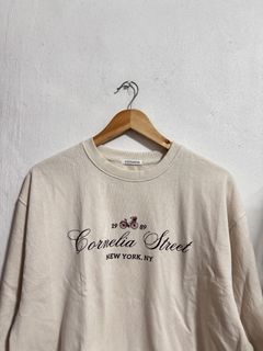 Taylor Swift Cornelia Street Sweatshirt Cream