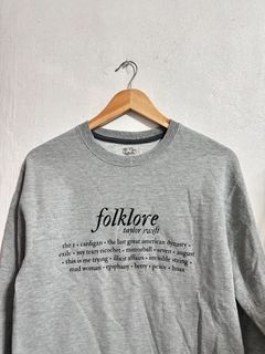 Taylor Swift Folklore Sweatshirt Gray