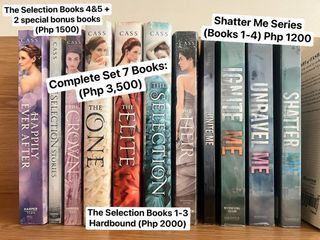 The Selection • Shatter Me • Hush Hush • Red Queen • Legend Trilogy • Madamme Chic • Hunger Games