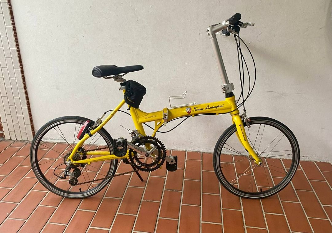 Tonino Lamborghini Concetto Foldable Bike Sports Equipment Bicycles Parts Bicycles on Carousell