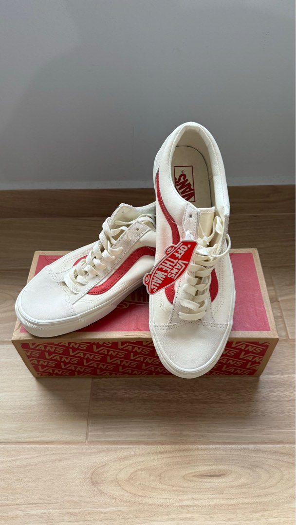 Vans Style 36 Marshmallow Racing Red