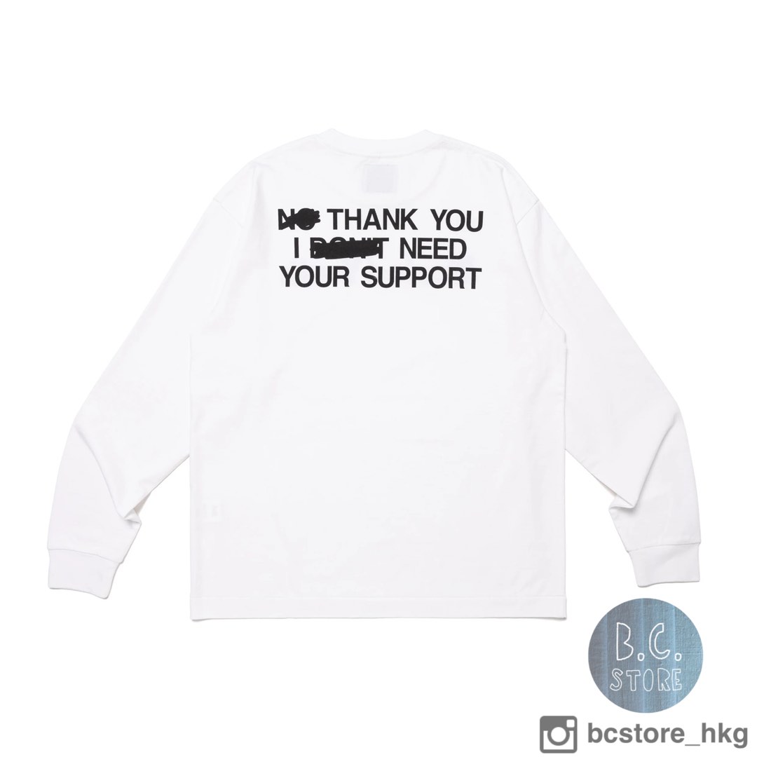 VERDY WASTED YOUTH LONG SLEEVE T-SHIRT #2, 男裝, 上身及套裝, T