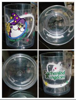 Vintage Enchanted Kingdom EK Mug Cup Collectible Retro Classic The Magic Stays with You Philippines Wizard Amusement Park Souvenir Collector Pilipinas Local Brand Cups Mugs Plastic Classics Old Print Collection Souvenirs Gift
