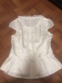 white vintage coquette pearl silk sleeveless top