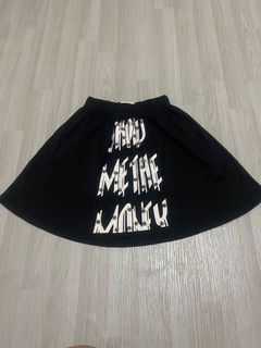 Y2k punk stud “Show me the Money” skirt gothic grunge alt acubi goth