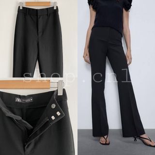 Zara Flared Pants with side slit ❗️FIXED PRICE❗️