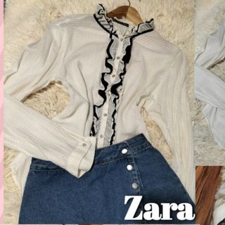 Zara longsleve blouse