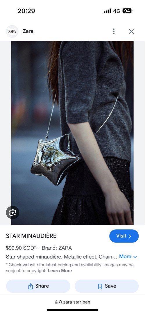 Star bag zara new arrivals