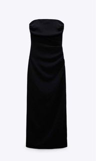 Zara Tube Draped Long Dress