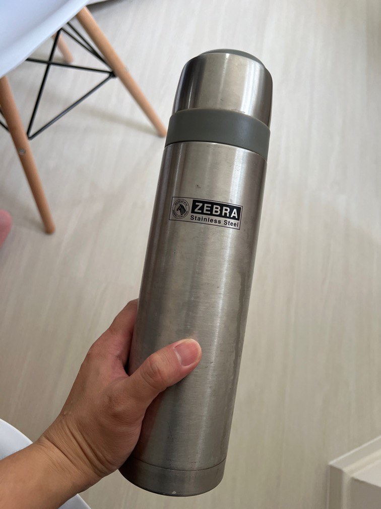 Zebra Thermal Flask, Furniture Home Living, Kitchenware