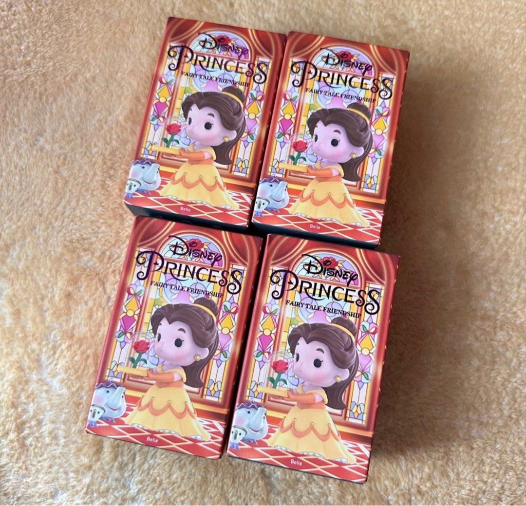 12 pcs Disney Princess Fairy tale friendship Popmart belle Aurora ...