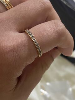 18k Diamond Half Eternity Ring