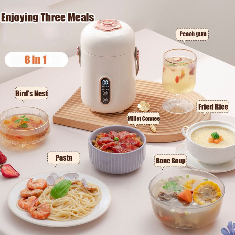 8 In1 Electric Cooker Mini Rice Cooker Multi Cooker Slow Cooker Stew Pot Soup Zojirushi Cooker Baby Food