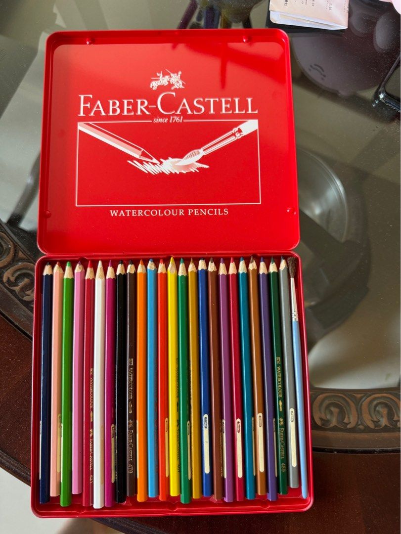 輝柏 Faber-Castell水性彩色鉛筆（24色）鐵盒 照片瀏覽 2