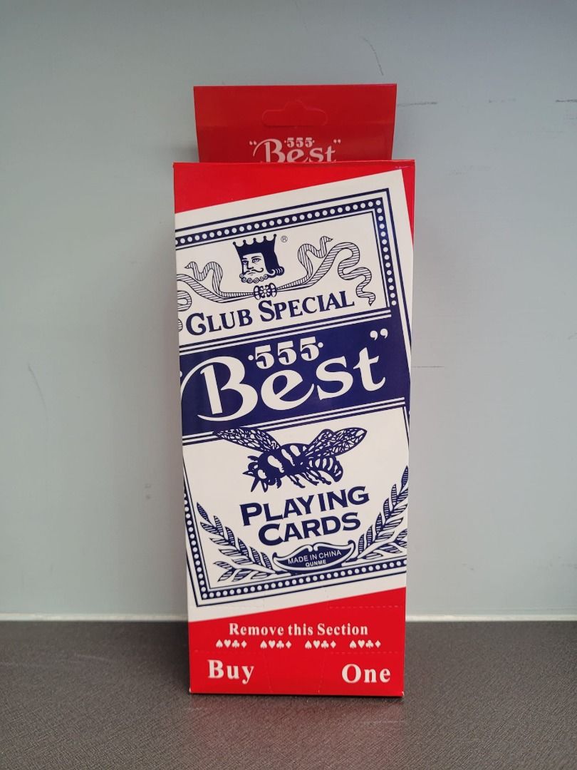 全新) 德州撲克牌Glub Special 555 Best Playing Cards, 興趣及遊戲, 玩具& 遊戲類- Carousell