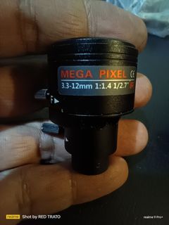 💯 Variable Focus Camera Lens, Mega Pixel EDIR 3.3-12MM 1:1.4 1/2.7" FNIP
