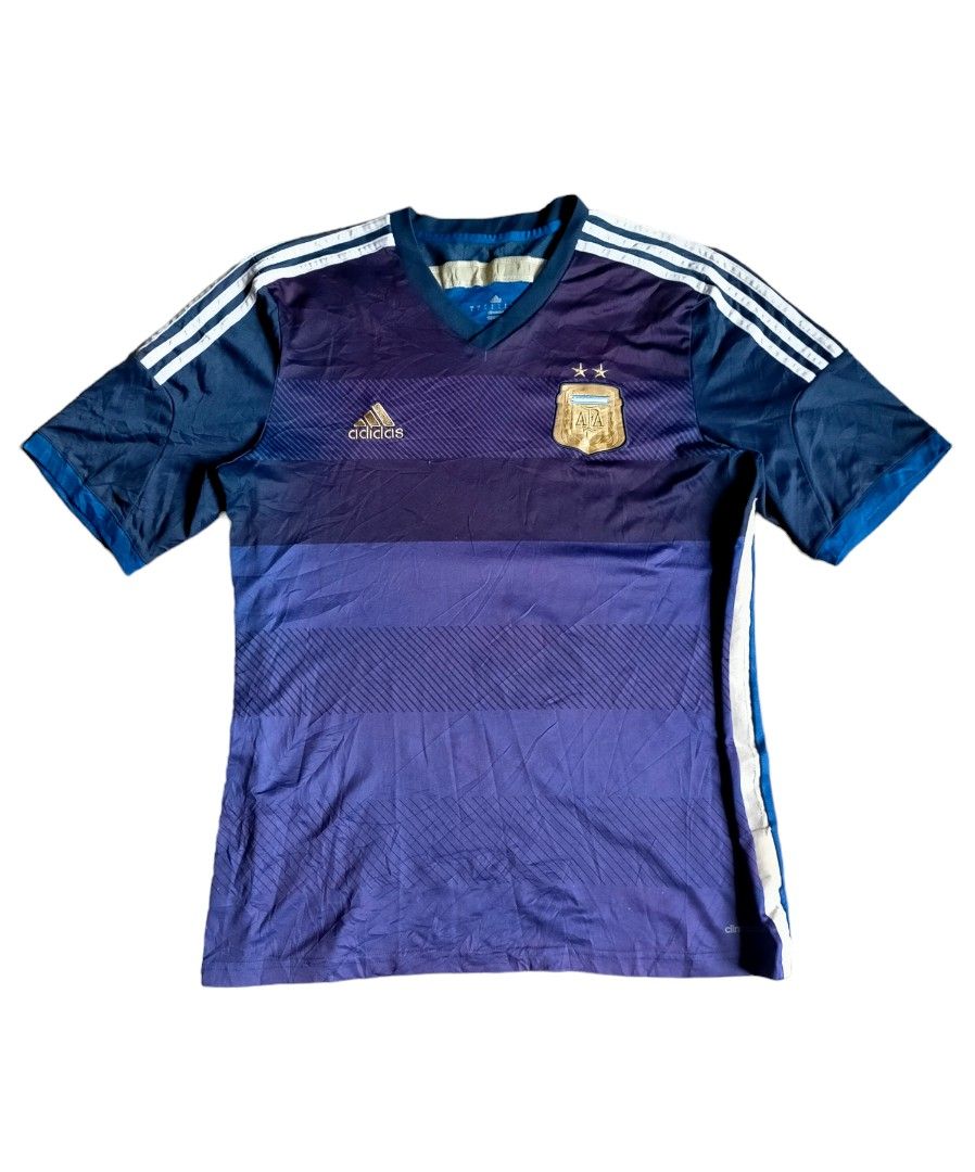 Adidas Argentina World cup 2014 Away kit Men s Fashion Tops Sets Formal Shirts on Carousell