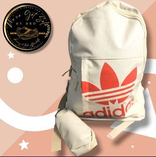 Adidas Backpack Beige / Cream Large Size