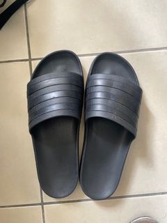 Adidas Black Comfort Slides