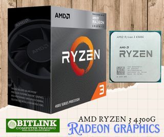 AMD RYZEN 3 4300G WITH RADEON GRAPHICS