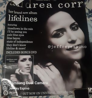 Andrea Corr of the Corrs Lifelines Official Promo Poster
