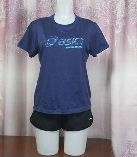 Asics Blue Activewear Shirt (Preloved)