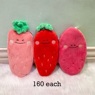 [Authentic] Cute Fruits Vegetable Bear Pencil Pen Case from Japan