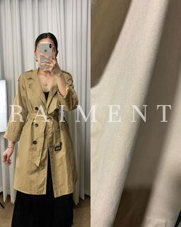 AVAILABLE- Lightweight spring trench coat • Please read first the description below