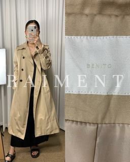 SOLD! Long trench coat, Lightweight coat for spring • Please read first the description below