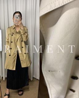 AVAILABLE- Travel coat, Short spring trench coat, Lightweight coat for travel • Please read first the description below
