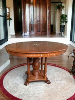 BEAUTIFUL 1 PIECE TOP ENTREE/ VINTAGE DINING TABLE  - SOLID NARRA