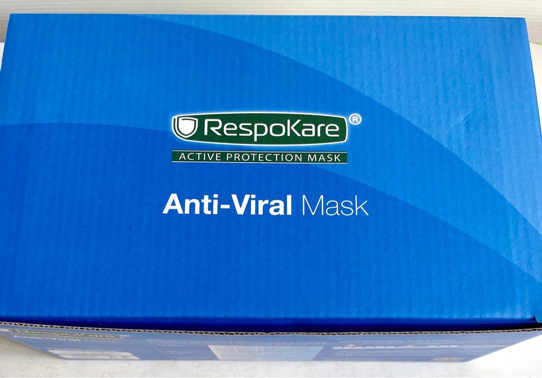 BNIB RespoKare Anti-Viral Mask – 24 pcs/pack (Individually Packed, Adult  Size), Health & Nutrition, Face Masks & Face Shields on Carousell