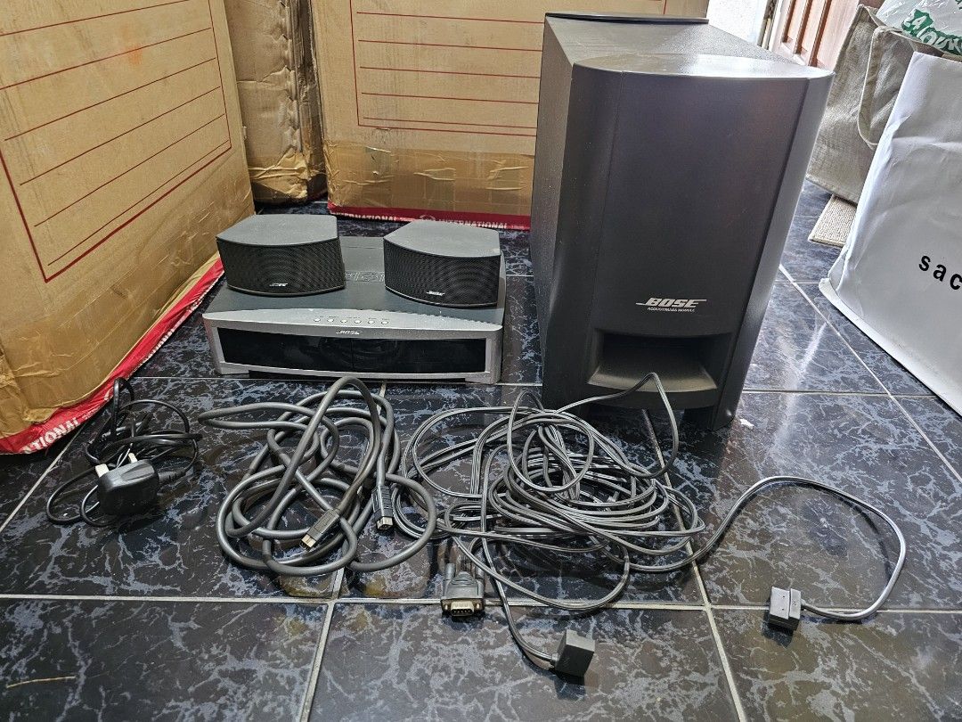 Bose 321 GS Series III DVD Home speaker (Category: Soundbars, Speakers & Amplifiers) located in San Miguel. Submitted by rrshopstore (Listing ID 1302594621, Image 1). Description: Bose 321 GS Series III DVD Home speaker Php12,500.00 Can connect to the TV or use Bluetooth adapter. Issue: DVD player not working. No remote..