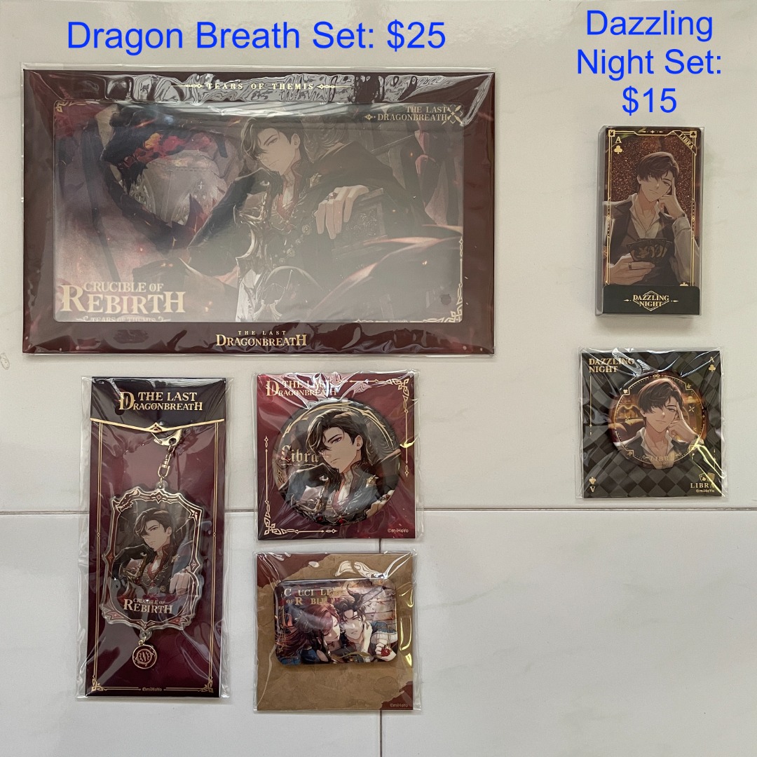 [Bundle Set] Tears of Themis (TOT) Artem The Last Dragon Breath and ...