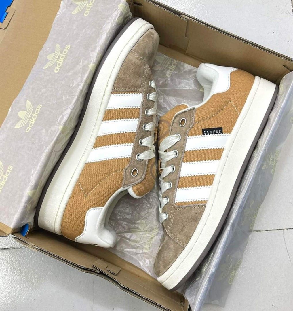 adidas gazelle silver green womens adidas Campus 00s Shoes - Men's - Earth Strata / Cloud White / Gum