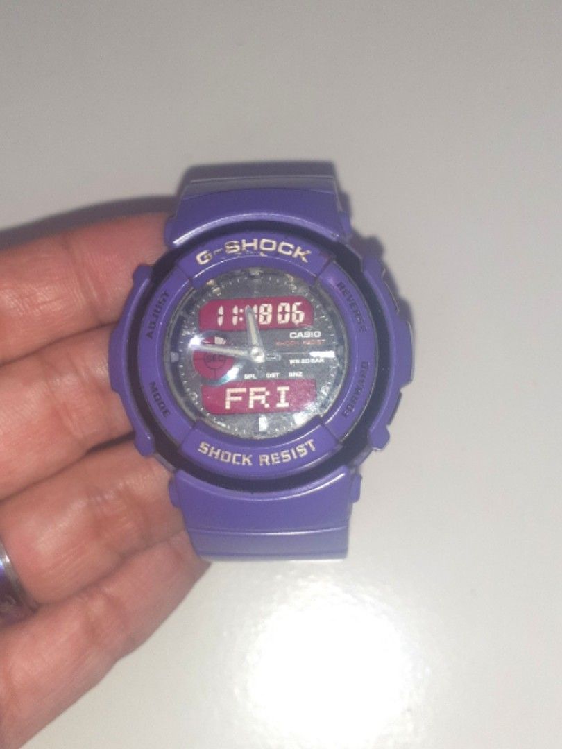 完品 カシオ G-SHOCK G-300SC-6ADR 海外モデル パープル 楽天市場】CASIOカシオ 腕時計 防水 時計 メンズ Gショック ジー