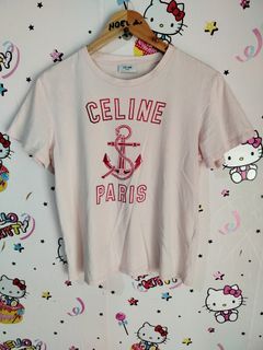 CELINE|Celine 70's  Anchor T-shirt cotton jersey