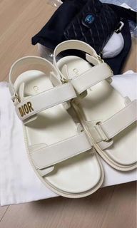 Christian dior act sandals White dad