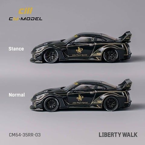 Cm Model R35 CM MODEL Nissan GT-R (R35) LBWK Super Silhouette 35GT-RR 3.0 JPS Livery ...