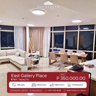 Condo for Rent in BGC, Fort Bonifacio, Taguig at East Gallery Place