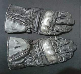 dainese leather gloves