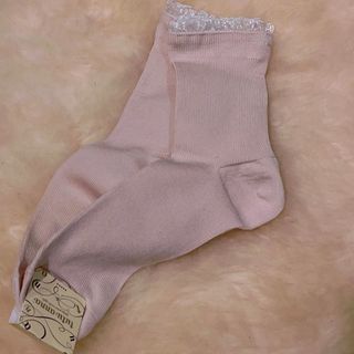 Designed in Japan TUTU ANNA Pink Cotton Daily Socks with Ruffles Size 22 to 25