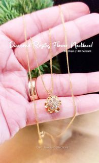 Diamond Rositas Flower Necklace