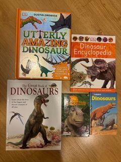 Dinosaur books (take all)
