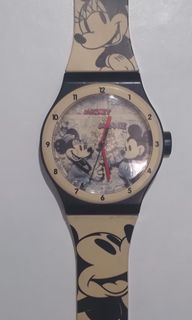 Disney Mickey & Minnie Rare Vintage Wall Clock Watch