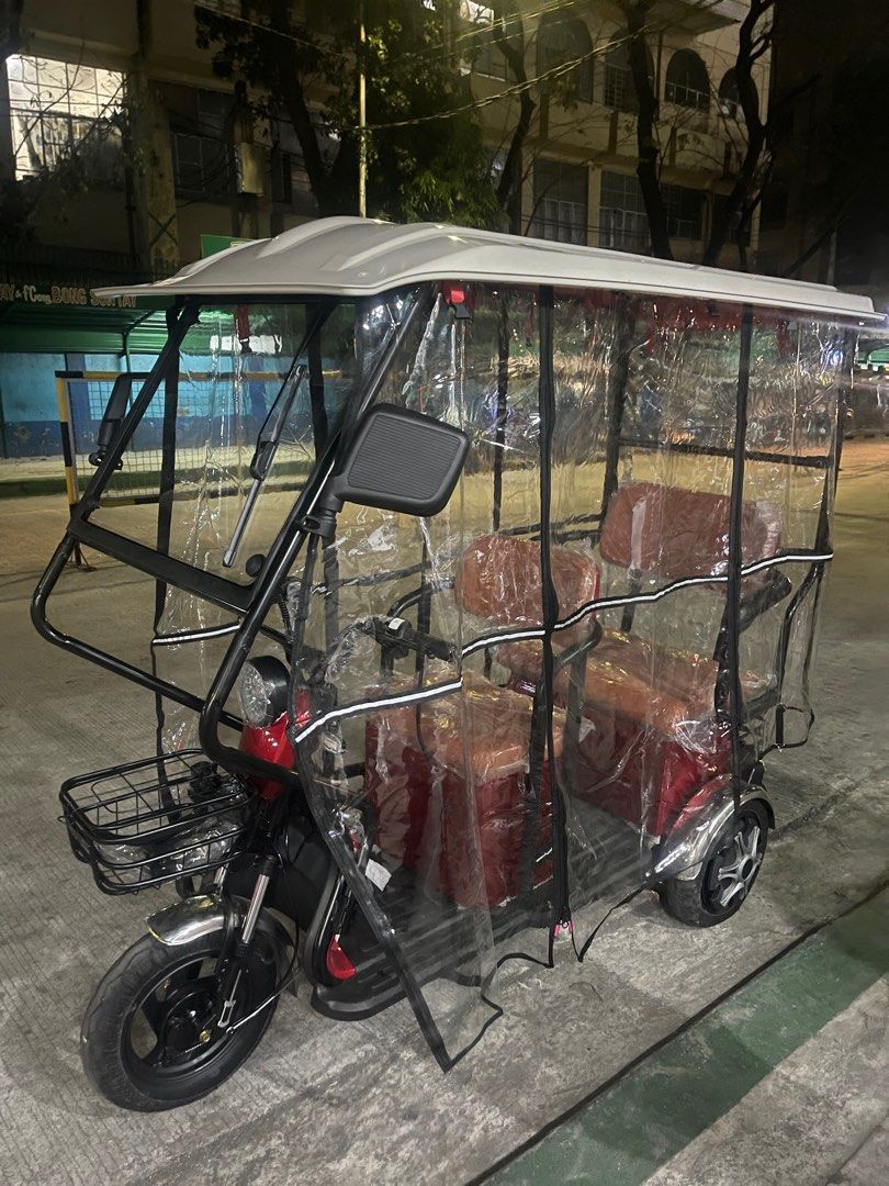 ebike 3 wheels 1000watts (Category: Bicycles) located in Quezon City. Submitted by brandmanila (Listing ID 1302574406, Image 2). Description: ✳️DIAMOND STAR 210✳️ ✴️SALE 36K✴️ ⭐SPECS⭐ ✔️MOTOR:1000W ✔️BREAK: Drum break ✔️Battery: 48v20ah ✔️Controller: 600 ✔️Automatic wiper ✔️3 SEATERS ✔️SPEED 35KPH ✔️RANGE 35KM ⭐FREEBIES⭐ ❤️FREE DEMO ❤️FREE ASSEMBLE ❤️FREE TRAPAL ❤️FREE EXTRA SIDE MIRROR ⭐PAYMENTS OPTIONS⭐ ✔️CASH ✔️GCASH / MAYA ✔️GOTYME ✔️PAYPAL ✔