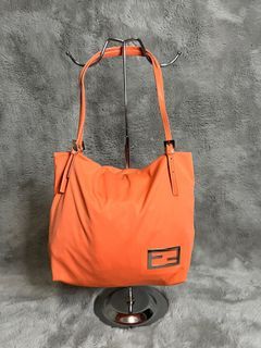 Fendi Orange Cloth Bag