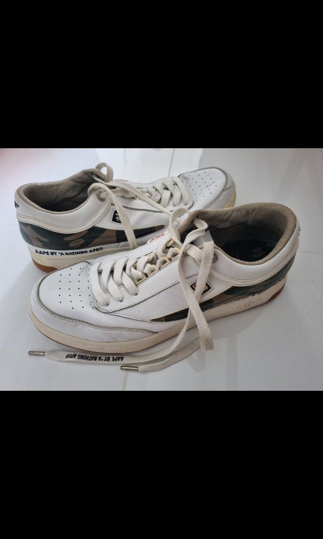 Aape Fila Bape Shoes Fila Aape Shoes, Men's Fashion, Footwear