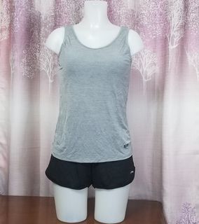 Fila Gray Sleeveless Activewear Top (Preloved)